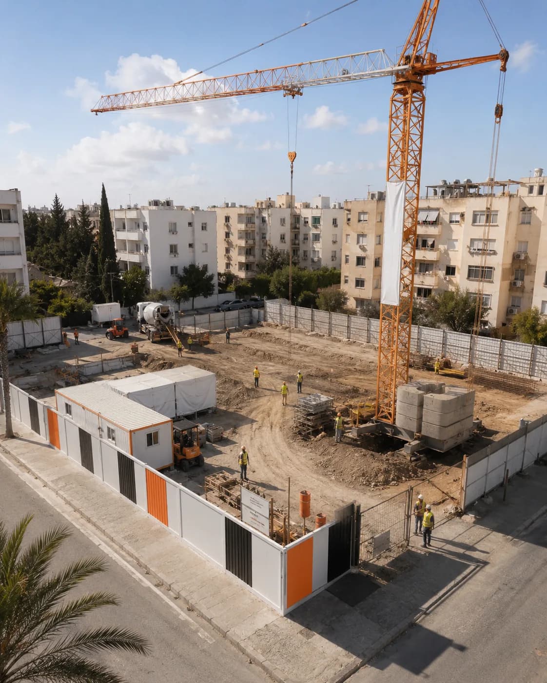 Préparation et montage technique d'un programme résidentiel.